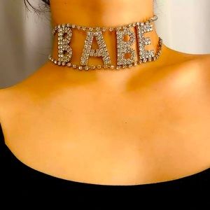 Gold Babe choker